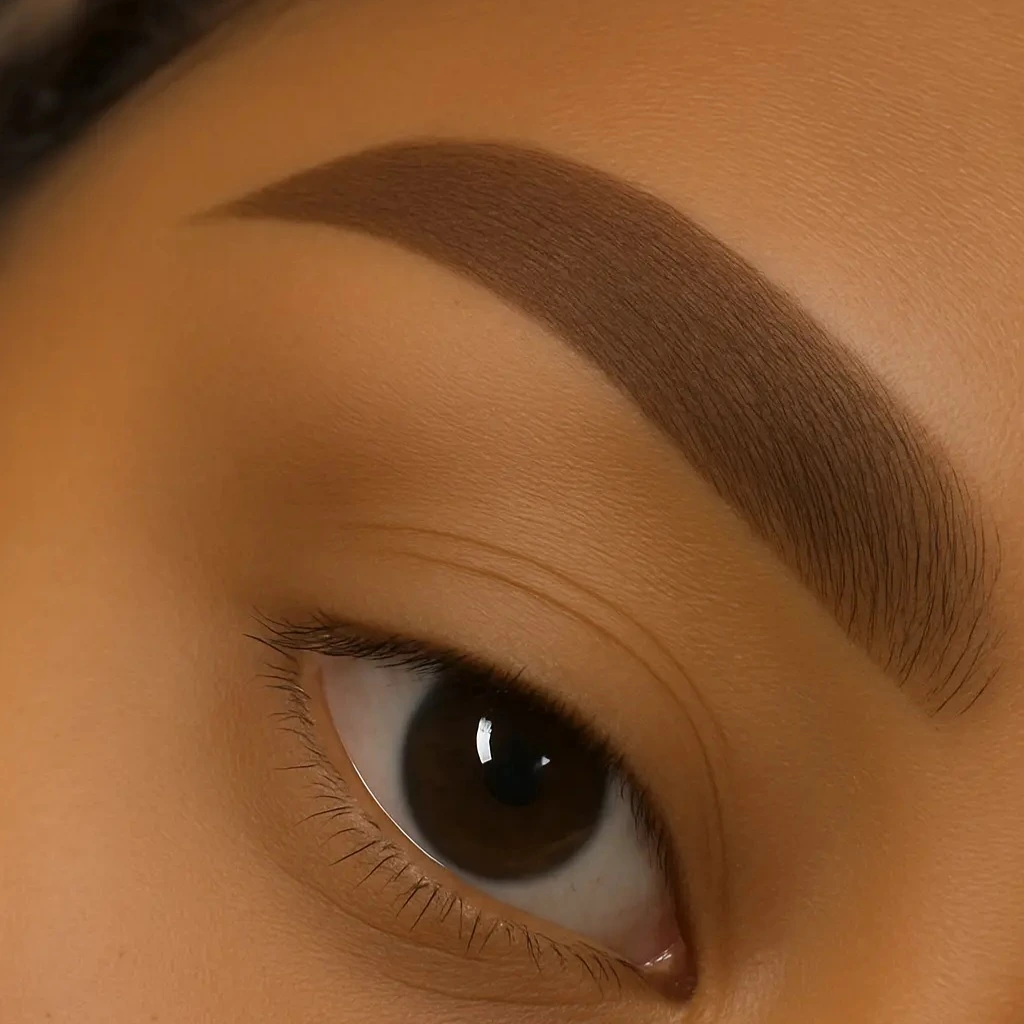PMU powder brows – resultaat